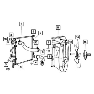 Mopar® - Engine Coolant Radiator Hose