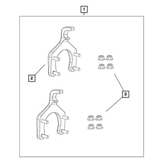 Mopar® - Tow Hook Bracket