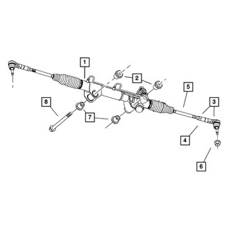 Mopar® - New Rack and Pinion Bearing