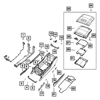 Mopar® - Console Wiring Harness