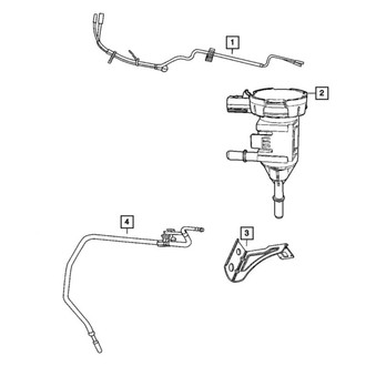 Mopar® - HVAC Air Valve Vacuum Actuator Harness