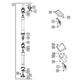 Dodge OE - Rear Drive Shaft