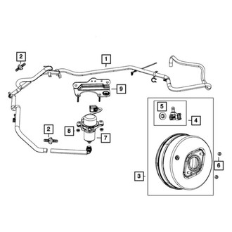 Jeep OE - Brake Vacuum Hose