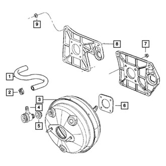 Jeep OE - Brake Vacuum Hose