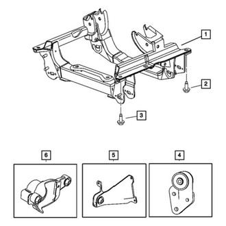 Jeep OE - Front Engine Cradle