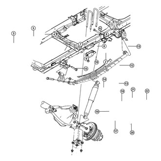 Ram OE - Rear Leaf Spring Shackle