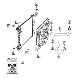 Mopar® - Engine Coolant Radiator Hose