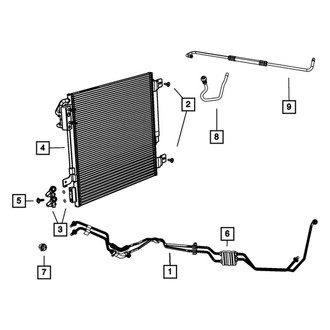 Jeep OE - Automatic Transmission Oil Cooler Hose Assembly