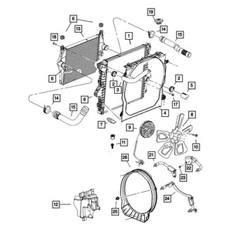 Mopar® - Engine Coolant Radiator Hose