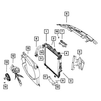 Ram OE - Engine Coolant Pipe Clamp