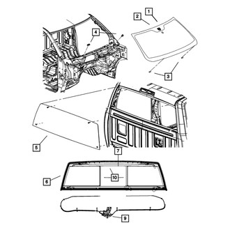 Mopar® - 30 Lite Glass Windshield