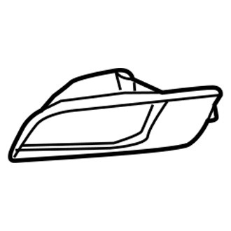 Mopar® - Rear Passenger Side Bumper Reflector