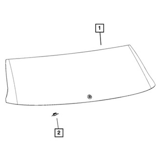 Jeep OE - Rear Liftgate Glass