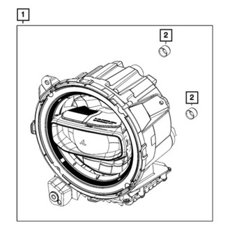 Jeep OE - Front Right Headlight Assembly