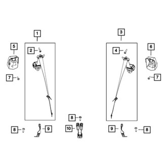 Mopar® - Driver Side Seat Belt Retractor Shield