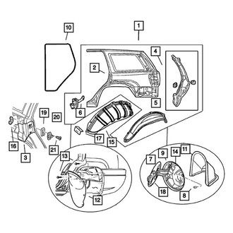 Mopar® - Quarter Panel Splash Shield