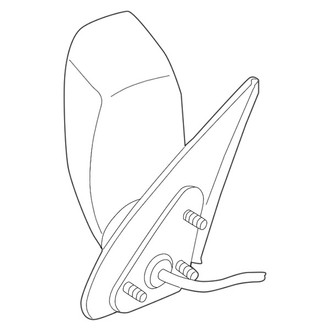 Mopar® - Passenger Side Power View Mirror (Heated, Foldaway)