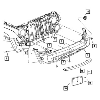 Mopar® - Radiator Support Air Deflector