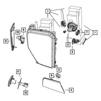 Mopar® - Replacement Headlight