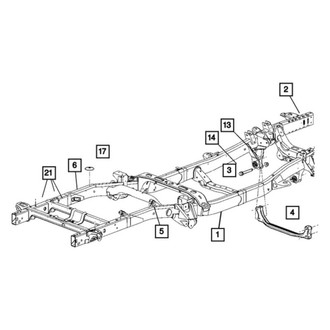 Dodge OE - Body Mount Cushion