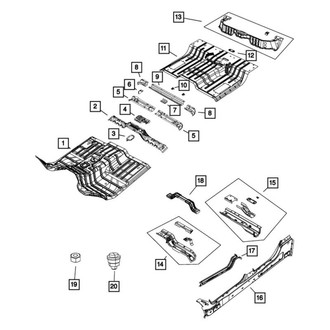 Mopar® - Seat Support Bracket