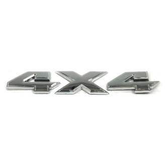 Mopar® - "4 x 4" Nameplate Chrome Tailgate Emblem