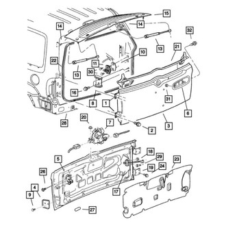 Mopar® - Liftgate Finish Panel