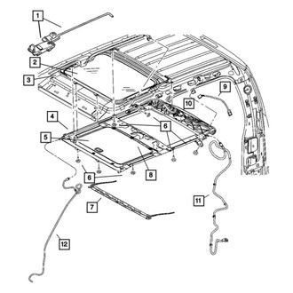 Dodge OE - Front Sunroof Drain Hose