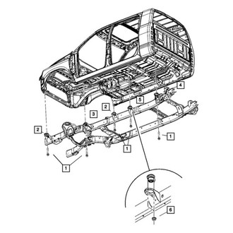 Dodge OE - Center Body Mount Cushion