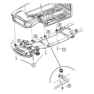 Dodge OE - Center Body Mount Cushion