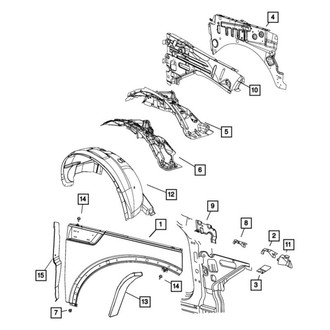 Mopar® - Fender Seal