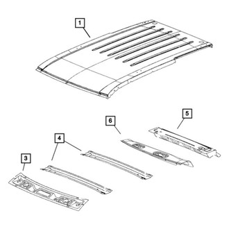 Mopar® - Rear Roof Bow