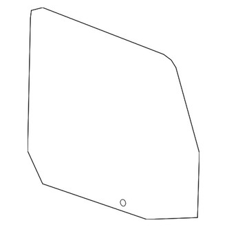 Jeep OE - Front Left Door Glass