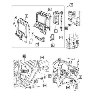 Mopar® - D-Pillar Reinforcement