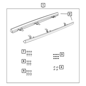 Jeep OE - Left Running Board Reinforcement