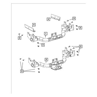 Mopar® - Trailer Hitch Reinforcement Plate