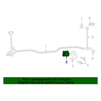 Mopar® - Rear Sway Bar Bushing