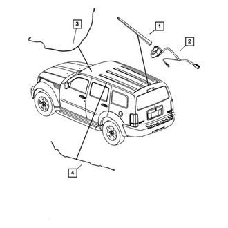Dodge OE - GPS Navigation System Antenna Cable