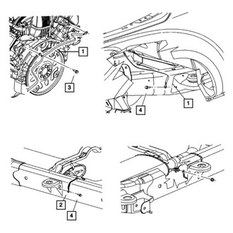 Chrysler OE - Body Electrical Ground Strap