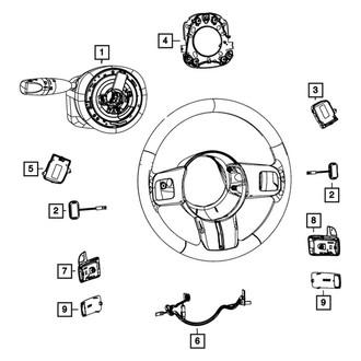 Mopar® - Steering Wheel Control Evic Switch