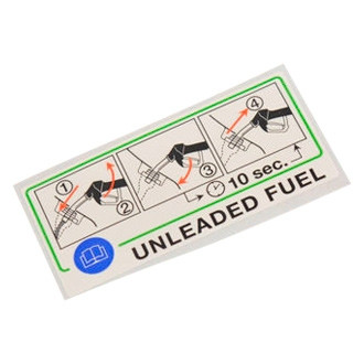 Jeep OE - Fuel Information Label