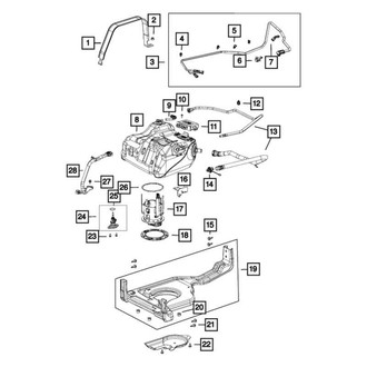 Mopar® - Diesel Emissions Fluid (DEF) Tank Bracket