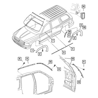 Mopar® - Door Molding