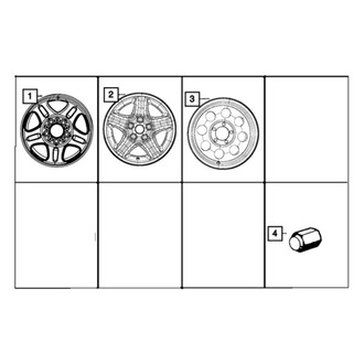 Mopar® - 15x7 Steel Factory Wheel