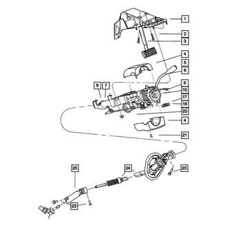 Mopar® - Steering Column Cover