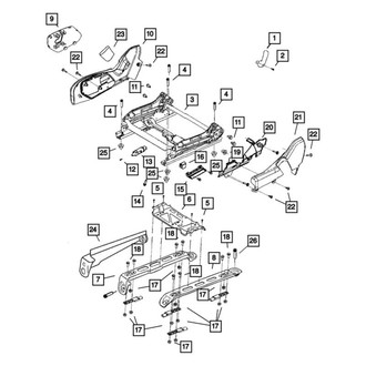 Jeep OE - Right Seat Trim Panel Cap