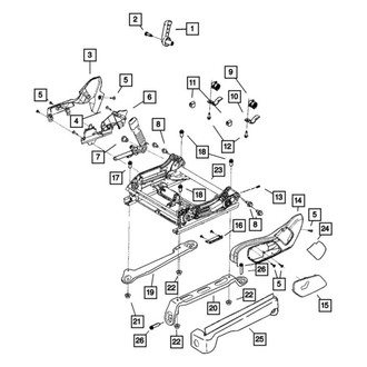 Jeep OE - Left Seat Trim Panel Cap