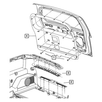 Dodge OE - Roof Opening Trim