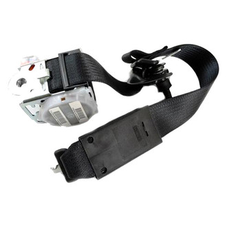 Mopar® - 3rd Row Outer Seat Belt, Right, Black & Red