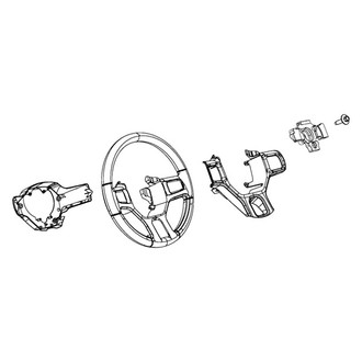 Ram OE - Rear Steering Wheel Back Cover
